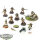 Astra Militarum - 10 x Cadian Shock Troops klassisch - bemalt
