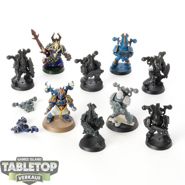 Thousand Sons - 9 x Rubric Marines klassisch - teilweise bemalt