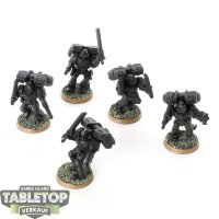 Space Marines - 5x Assault Marines (Classic) - grundiert