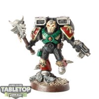 Space Marines - Chaplain with Jumppack - bemalt