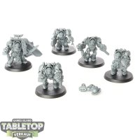 Space Wolves - 5x Wolf Guard Terminators - unbemalt