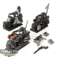 Dark Angels - 3x Ravenwing Bike Squadron klassisch -...