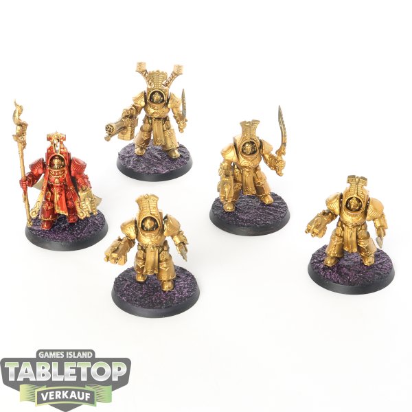 Thousand Sons - 5 Scarab Occult Terminators - teilweise bemalt