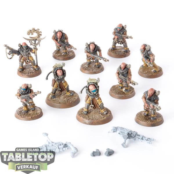 Genestealer Cults - 10x Neophyte Hybrids - teilweise bemalt