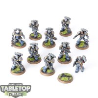 Space Marines - 10x Intercessors - bemalt