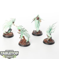 Nighthaunt - 4x Myrmourn Banshees - bemalt