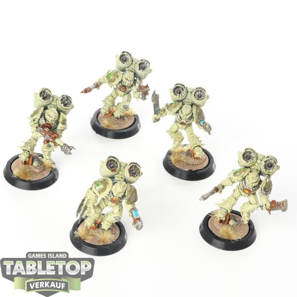 Chaos Space Marines - 5x Raptors - teilweise bemalt