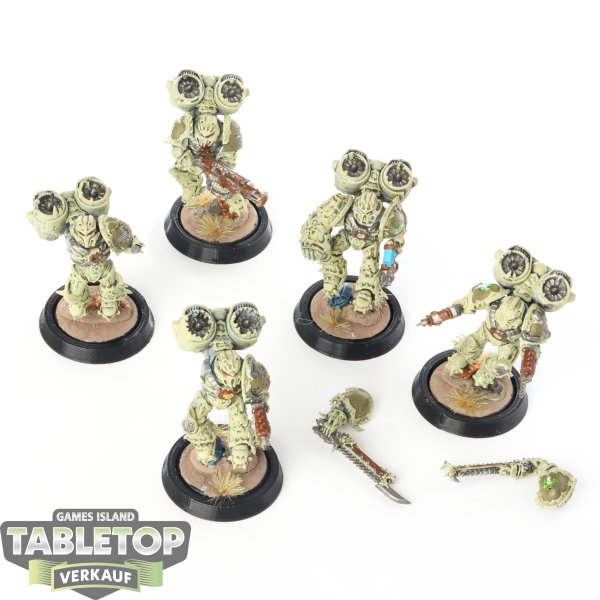 Chaos Space Marines - 5x Raptors - teilweise bemalt