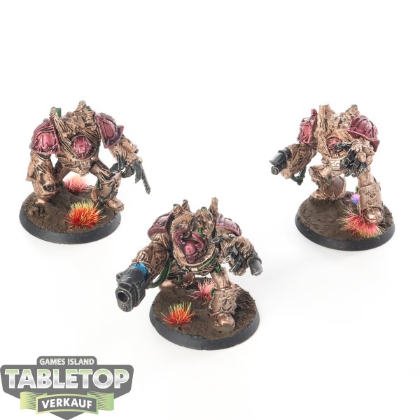 Chaos Space Marines - 3x Obliterators Klassisch - bemalt