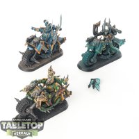 Chaos Space Marines - 3x Chaos Bikers - bemalt