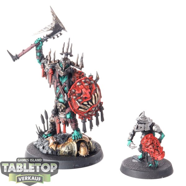 Orruk Warclans - Killaboss & Stab-grot - bemalt