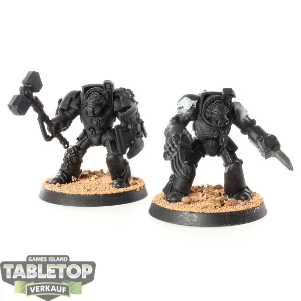 Space Marines - 2x Terminator Assault Squad klassisch - teilweise bemalt