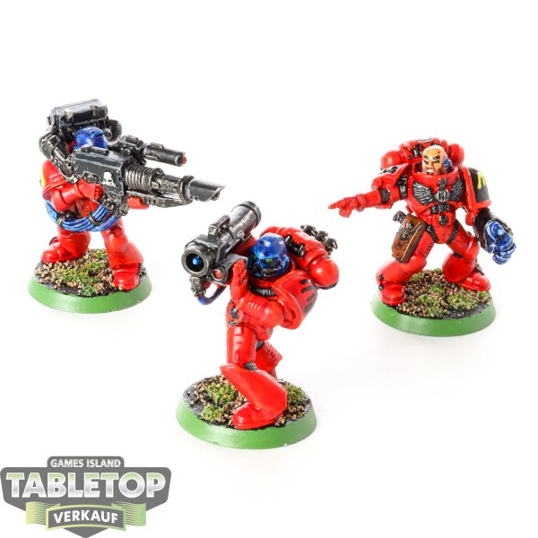 Blood Angels - 3x Devastator Squad klassisch - bemalt