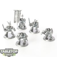 Grey Knights - 5x Grey Knights Paladins - grundiert