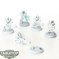 Necrons - 5 Immortals - teilweise bemalt