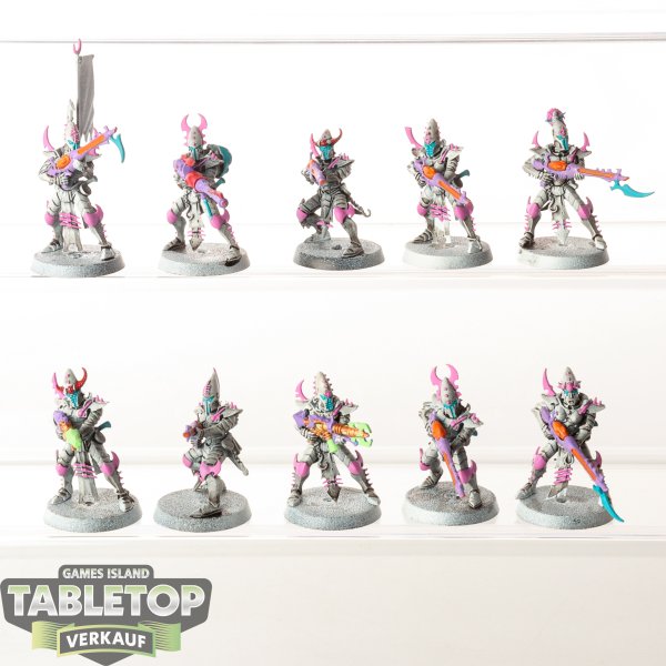 Drukhari - 10 x Kabalite Warriors - bemalt