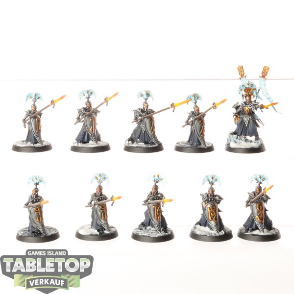 Lumineth Realm Lords - 10 x Vanari Auralan Sentinels - teilweise bemalt