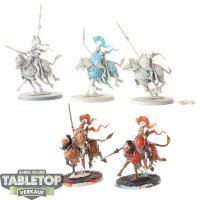 Lumineth Realm Lords - 5 x Vanari Dawnriders - teilweise...