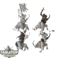 Ogor Mawtribes - 4 x Mournfang Pack - teilweise bemalt