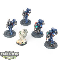 Ultramarines - 5 x Devastator Squad - teilweise bemalt
