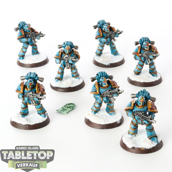 Horus Heresy - 7x Thousand Sons Achean Pattern Tactical Squad - bemalt