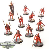 Blades of Khorne - 10 x Daemons Of Khorne Bloodletters -...