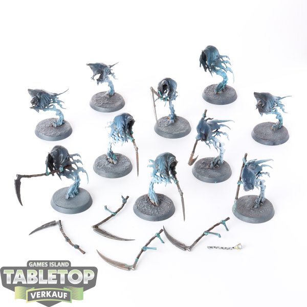 Nighthaunt - 10x Grimghast Reapers - bemalt