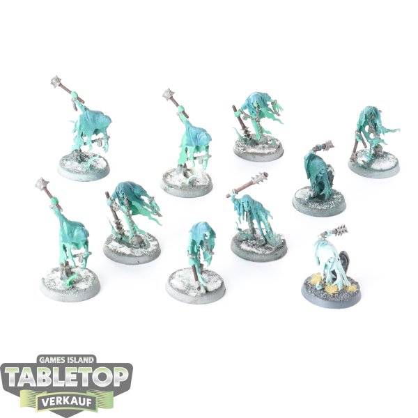 Nighthaunt - 10x Chainrasp Hordes - bemalt