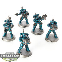 Space Marines - 5x Primaris Infiltrators - bemalt