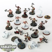 Blades of Khorne - 16x Bloodreavers - teilweise bemalt