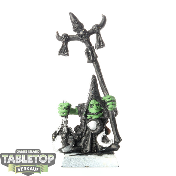 Orc & Goblin Tribes - Night Goblin Shaman klassisch - teilweise bemalt