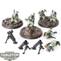 Genestealer Cults - 3 x Heavy Weapons Squad - bemalt