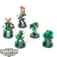 Space Marines - 5 Tactical Squad klassisch - bemalt