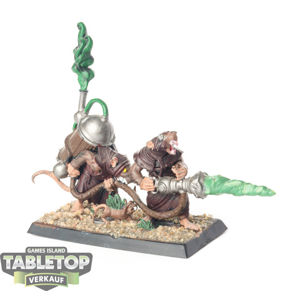 Skaven - Warp-Grinder Weapon Team klassisch - bemalt