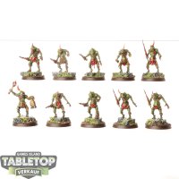 Maggotkin of Nurgle - 10x Plaguebearers of Nurgle - bemalt