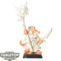 Skaven - Grey Seer - teilweise bemalt