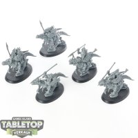 Seraphon - 5x Saurus Knights - unbemalt