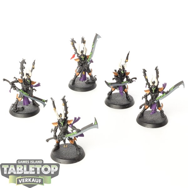 Drukhari - 5 x Incubi - bemalt