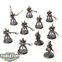 Drukhari - 10 x Kabalite Warriors - teilweise bemalt