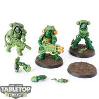 Salamanders - 3x Primaris Eradicators - teilweise bemalt