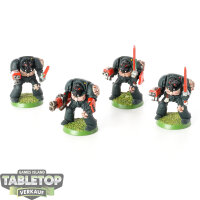 Space Marines - 4 Terminator Squad klassisch - bemalt