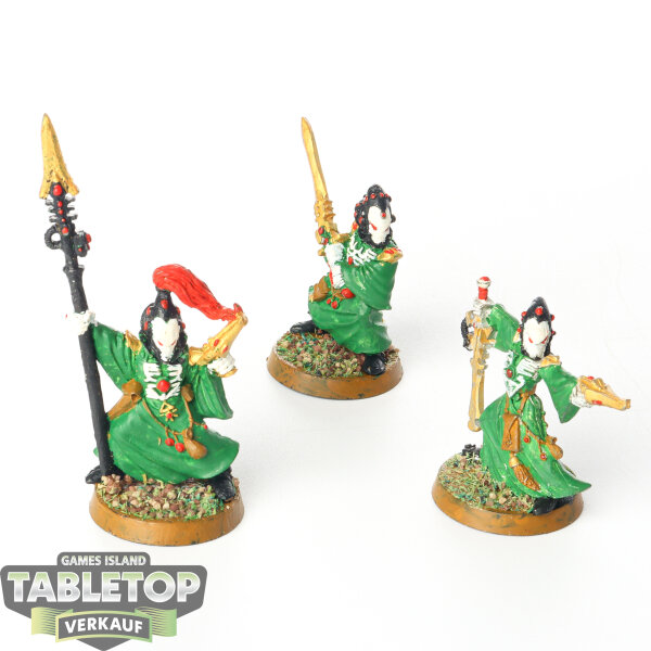 Craftworlds - 3x Warlock Klassisch - bemalt
