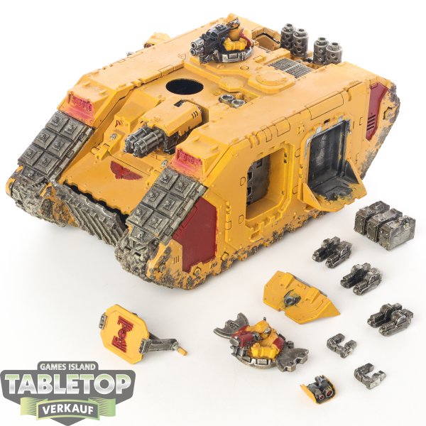 Space Marines - Land Raider Crusader klassisch - teilweise bemalt