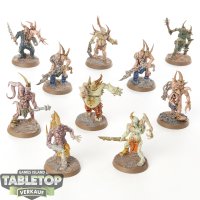 Death Guard - 10x Poxwalkers - bemalt