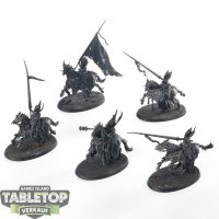 Soulblight Gravelords - 5x Blood Knights - grundiert