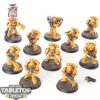 Space Marines - 10x Tactical Squad - teilweise bemalt