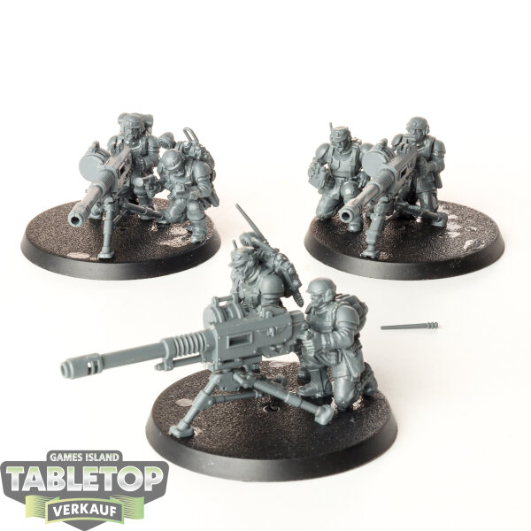 Astra Militarum - 3 x Heavy Weapons Squad - unbemalt