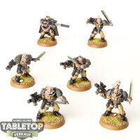 Space Marines - 6 x Scouts klassisch - bemalt