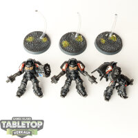 Black Templars - 3 x Primaris Inceptors - bemalt