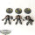 Black Templars - 3 x Primaris Inceptors - bemalt